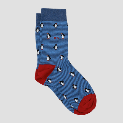 Calcetín de hombre con estampado de animales