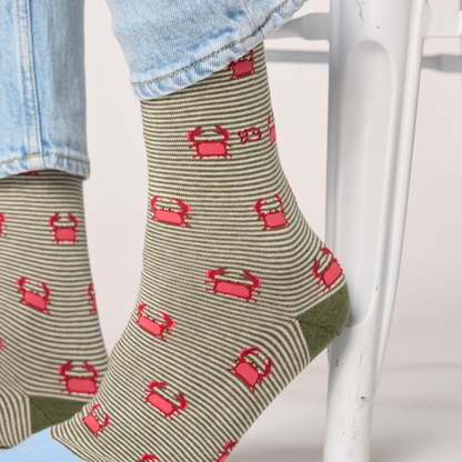 Calcetín de hombre con estampado de animales