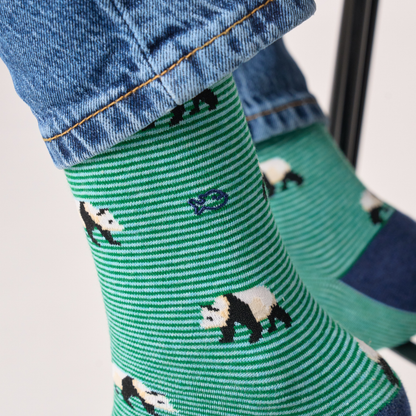 Calcetín de hombre con estampado de animales
