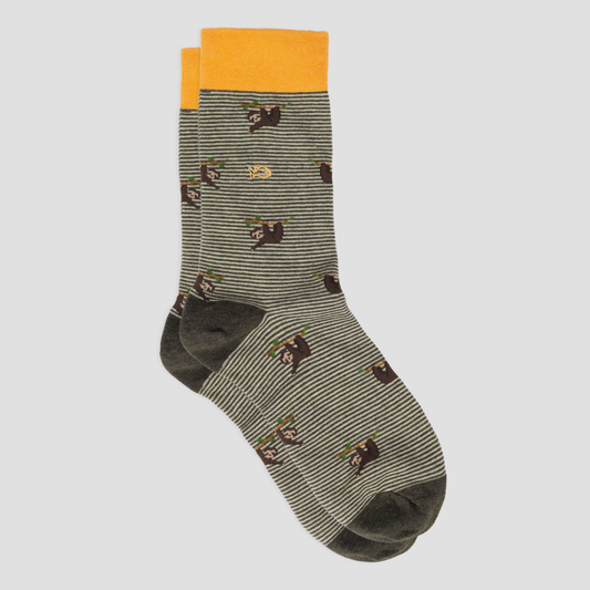 Calcetín de hombre con estampado de animales