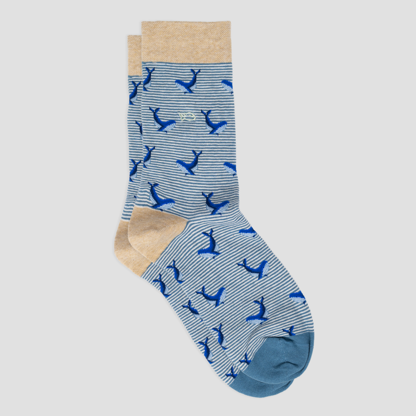 Calcetín de hombre con estampado de animales