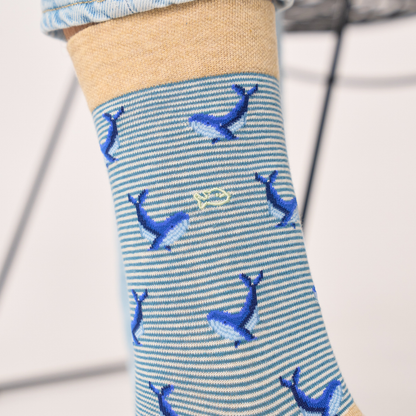 Calcetín de hombre con estampado de animales
