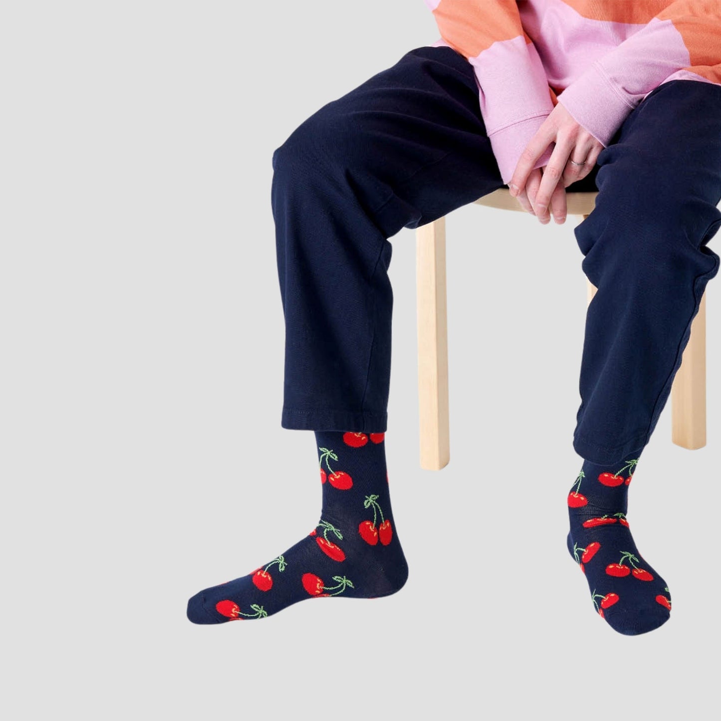 Calcetín de hombre con estampado