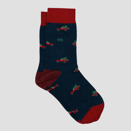 Calcetín de hombre con estampado