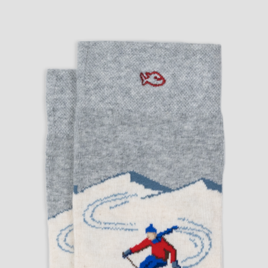 Calcetín de hombre con estampado