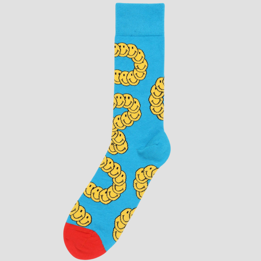 Calcetín de hombre con estampado
