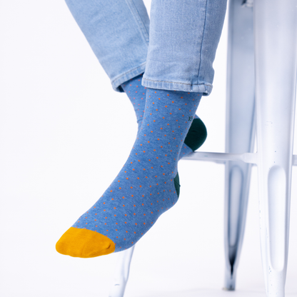 Calcetín de hombre con estampado