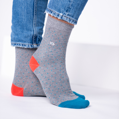 Calcetín de hombre con estampado