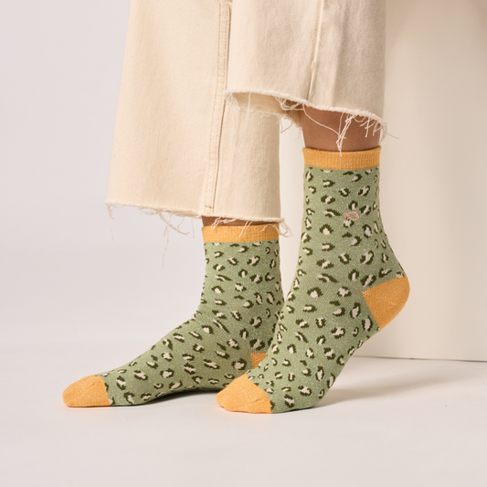 Calcetín de mujer con estampado