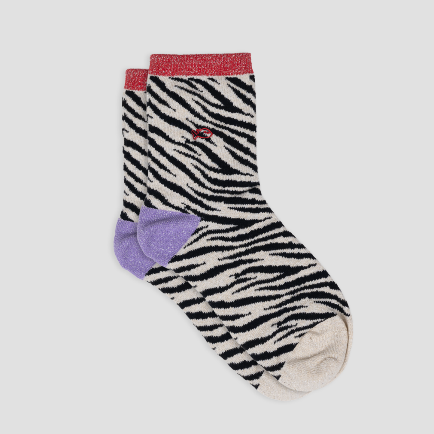 Calcetín de mujer con estampado