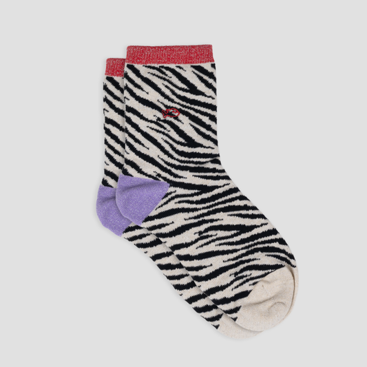 Calcetín de mujer con estampado