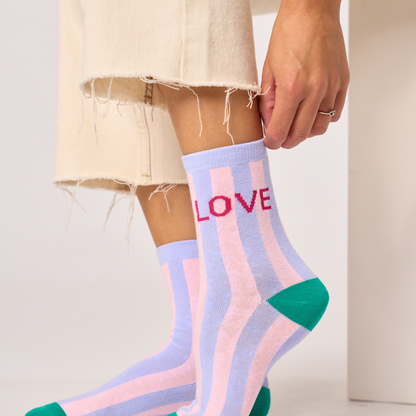 Calcetín de mujer con estampado
