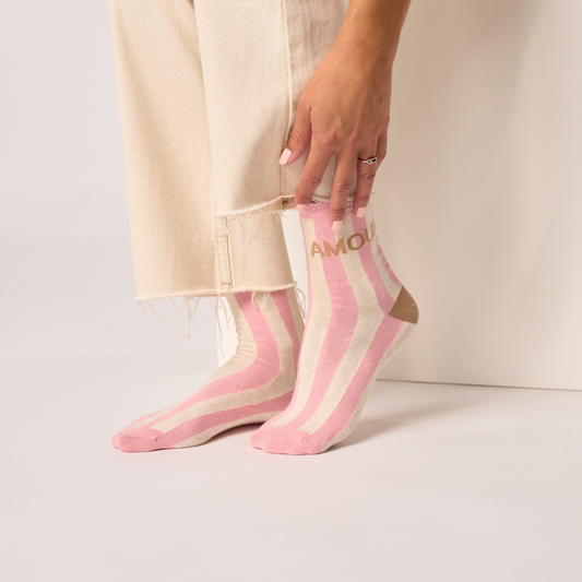 Calcetín de mujer con estampado