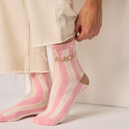 Calcetín de mujer con estampado