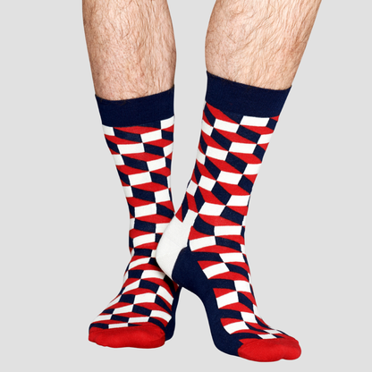 Calcetín de hombre con estampado