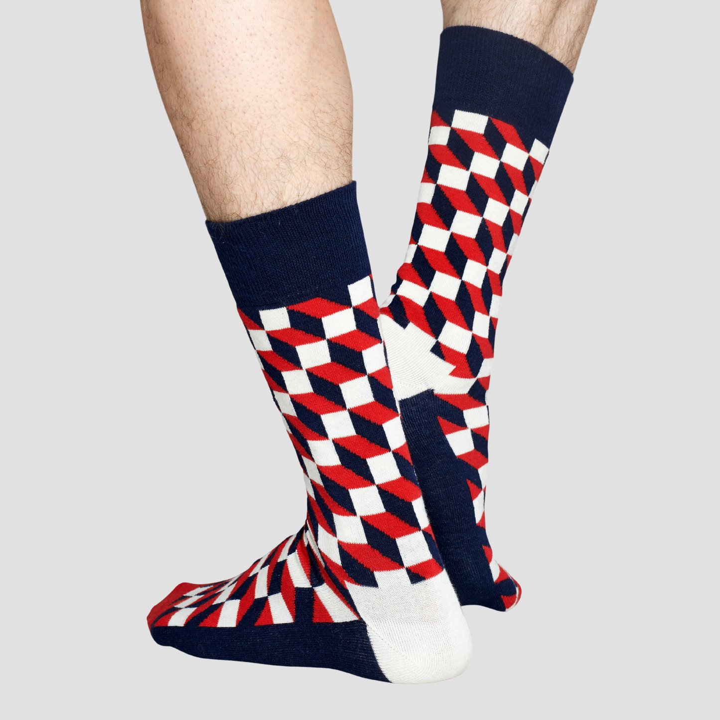 Calcetín de hombre con estampado