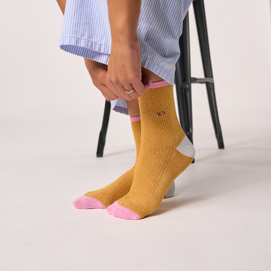 Calcetín de mujer con estampado
