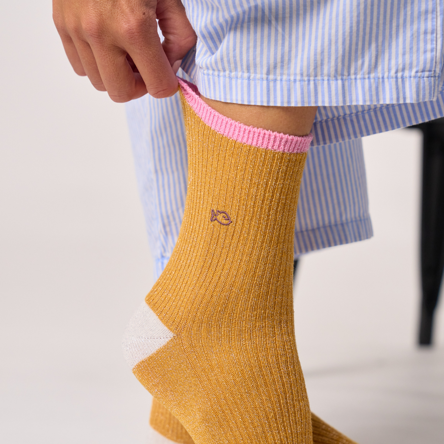 Calcetín de mujer con estampado