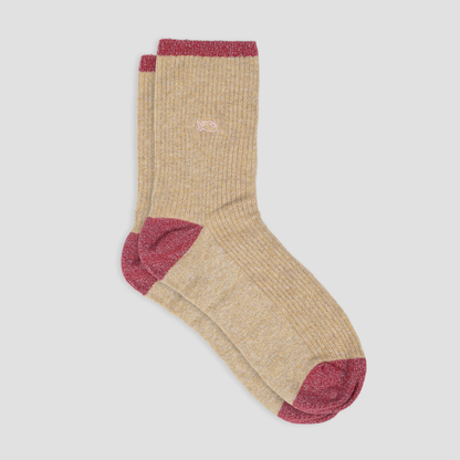 Calcetín de mujer con estampado