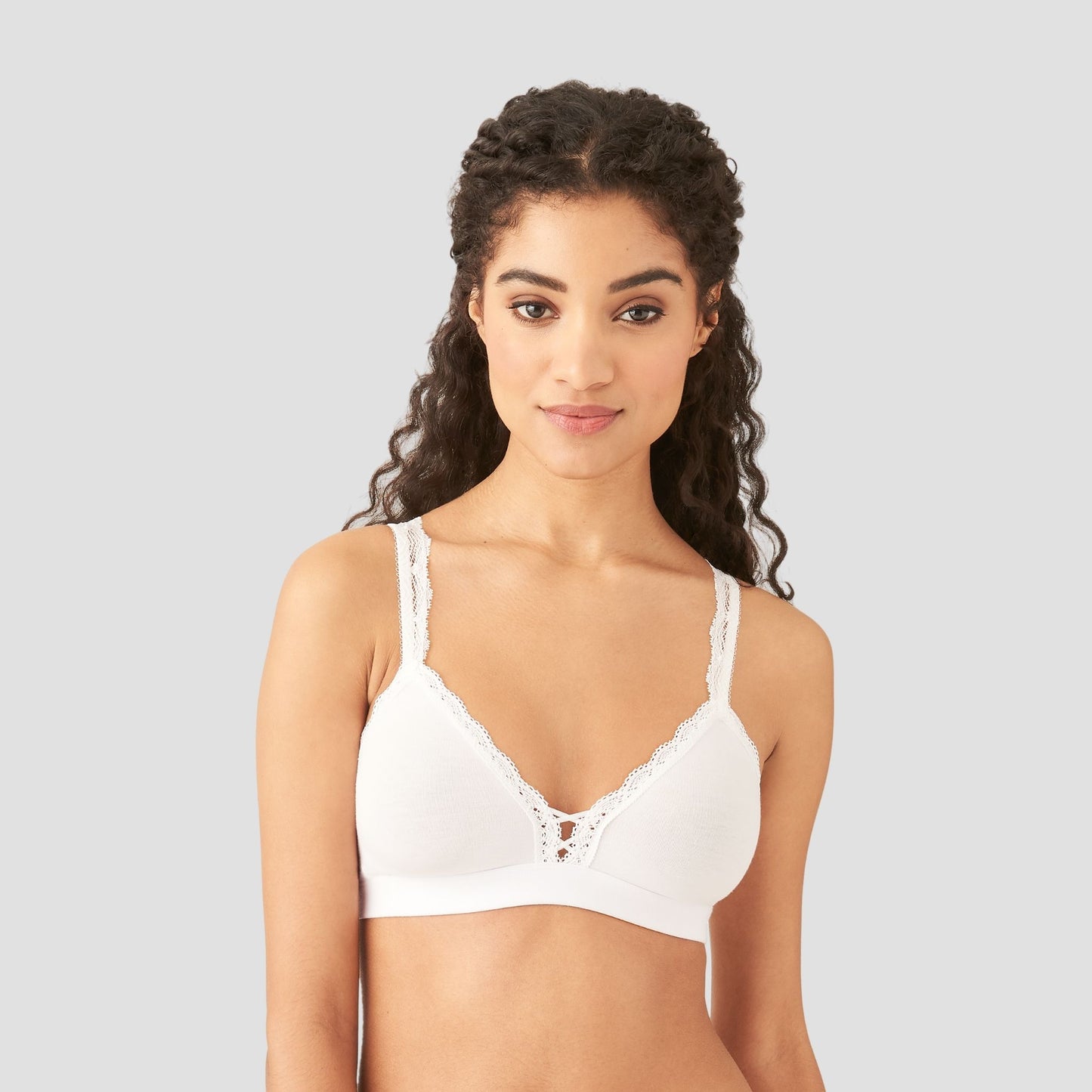 Bralette sin varilla con encaje