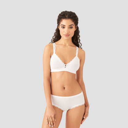 Bralette sin varilla con encaje