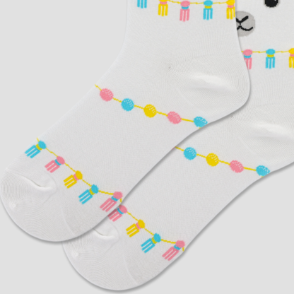 Calcetín de mujer con estampado
