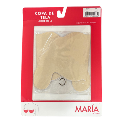 Empaque original del parche adherible levanta busto María Íntima modelo 8090, 3 pares