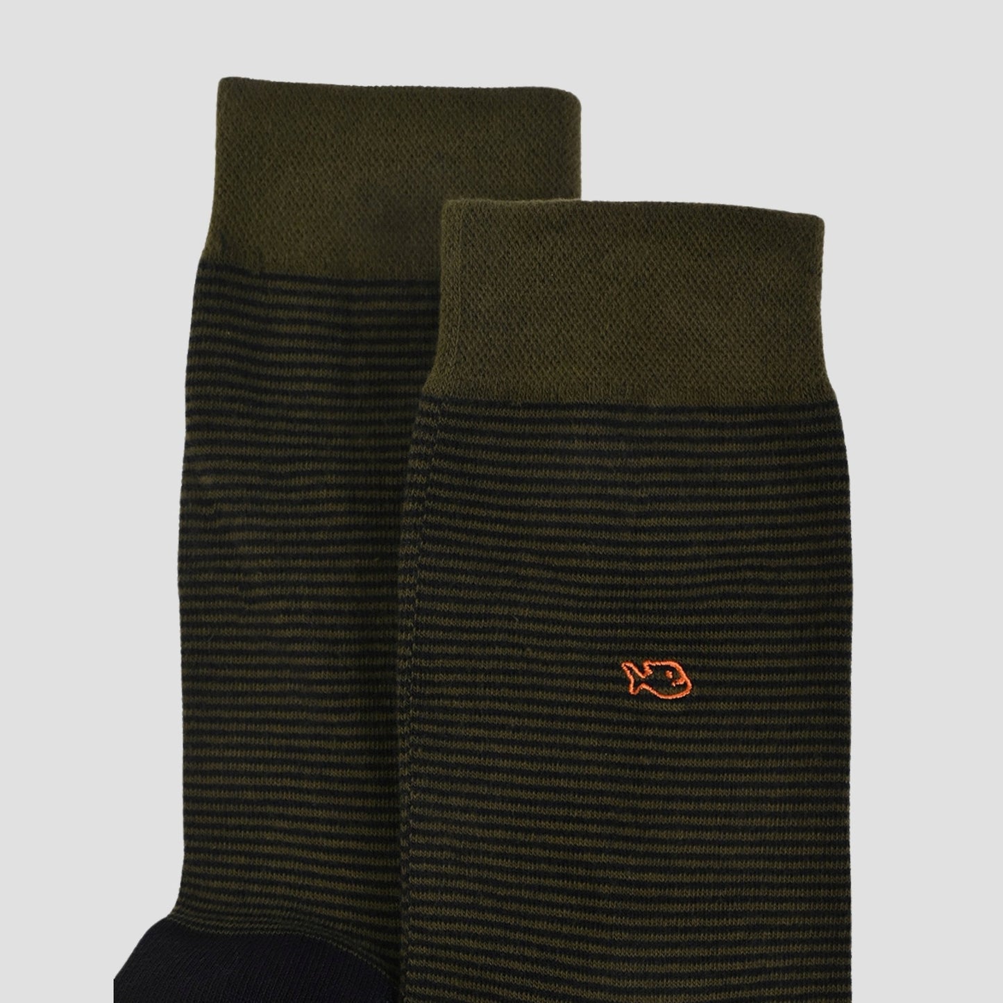 Calcetín de hombre con estampado de rayas